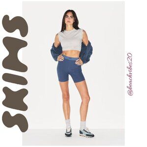 SKIMS Cotton Rib Boxer XS Limited Edition Harbor NWT O-301